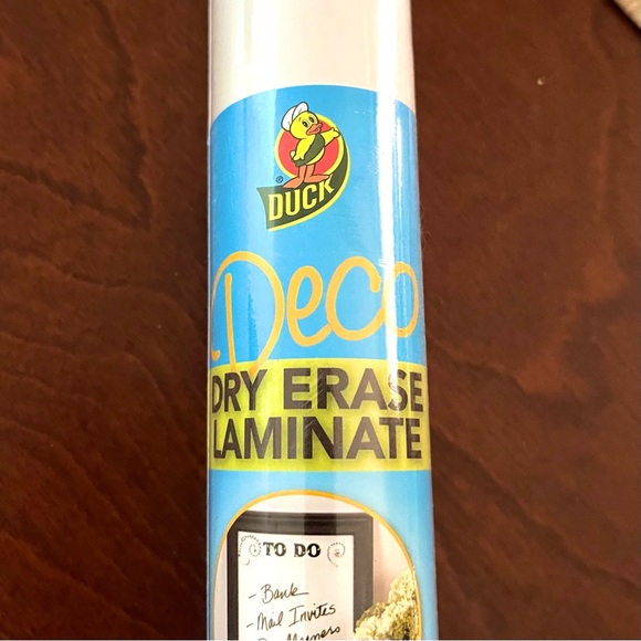 Duck Brand~Dry Erase Peel & Stick-Deco Adhesive ~ 20-Inch x 10-Feet - Picture 6 of 8